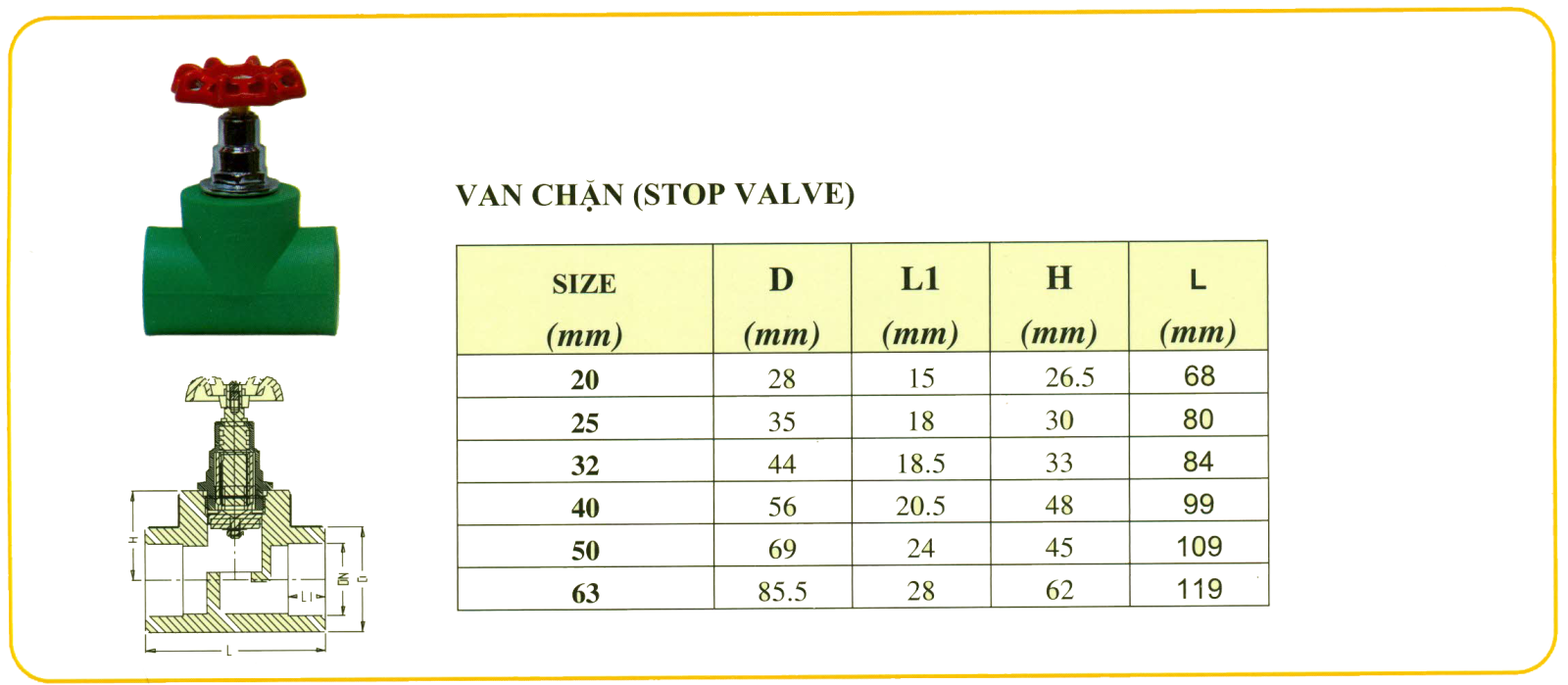 Van Chặn PPR Đệ Nhất